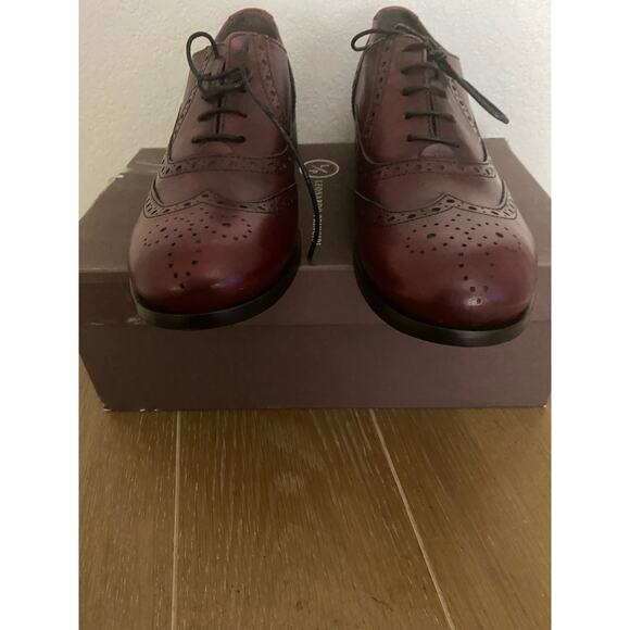 NIB Leonardo Principi lace up Oxford loafers women’s size 39 - Picture 4 of 6